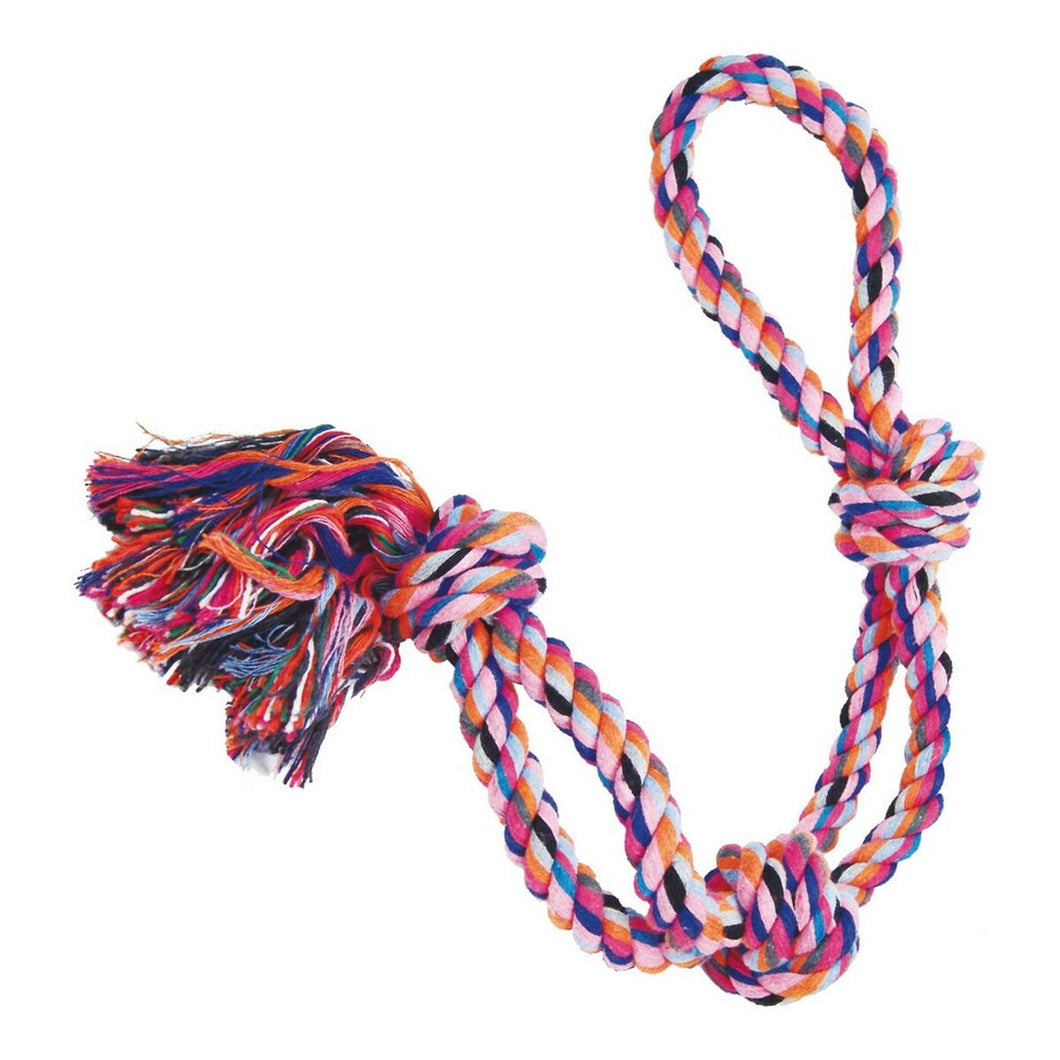 Dog teether Gloria Flerfarget Knot Bomull (64 cm)