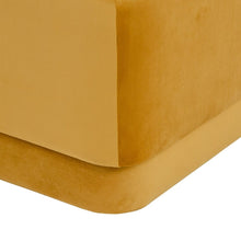 Last inn bildet i Galleri-visningsprogrammet, Puff Syntetisk Stoff Tre Oker 60 x 60 x 40 cm
