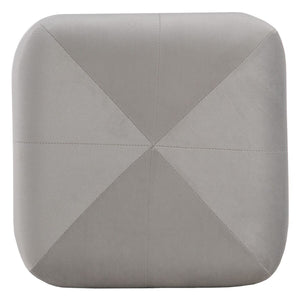 Puff Syntetisk Stoff Grå Tre 40 x 40 x 40 cm