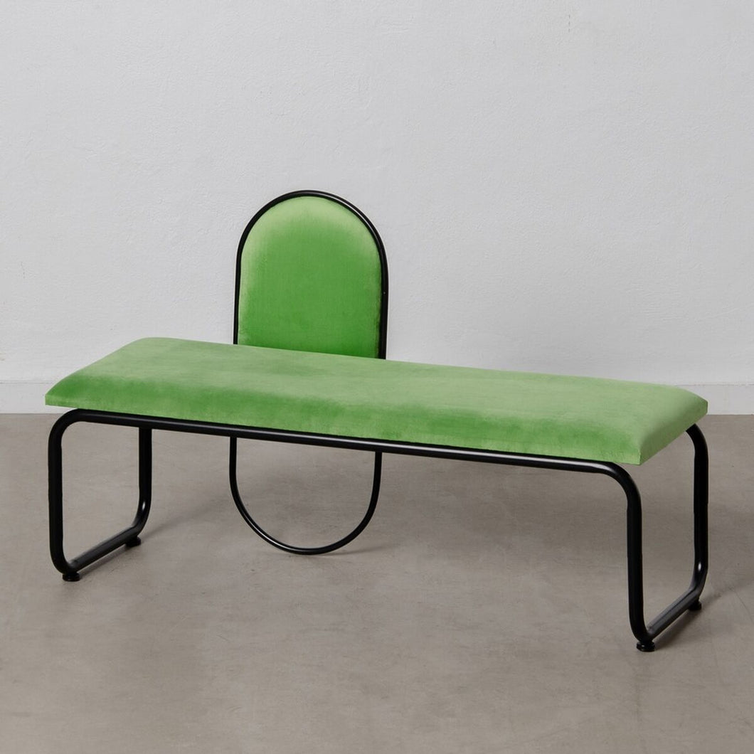 Krakk 110 x 40 x 68 cm Syntetisk Stoff Metall Grønn
