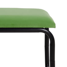Last inn bildet i Galleri-visningsprogrammet, Krakk 110 x 40 x 68 cm Syntetisk Stoff Metall Grønn

