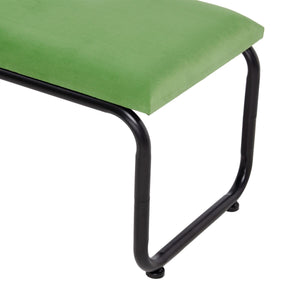 Krakk 110 x 40 x 68 cm Syntetisk Stoff Metall Grønn