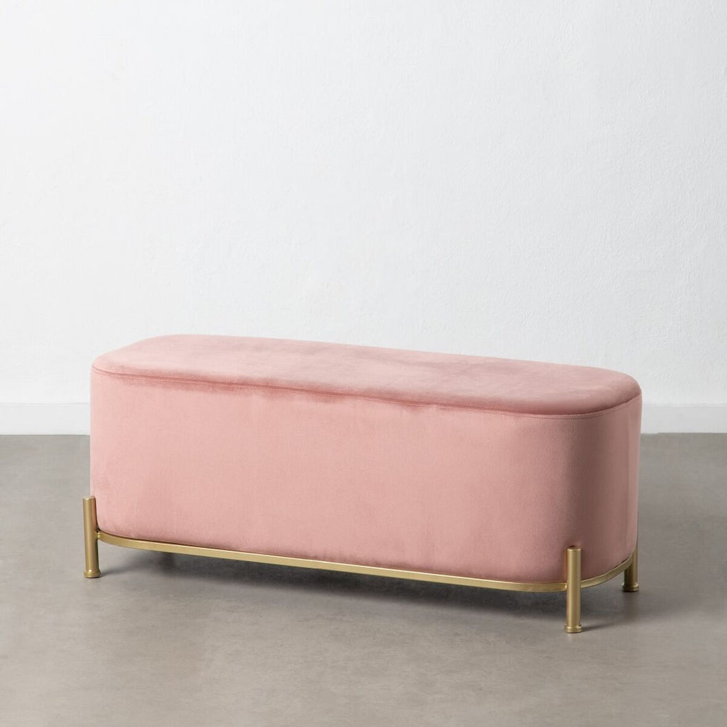 Krakk 104,5 x 39 x 42 cm Syntetisk Stoff Rosa Metall