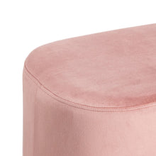 Last inn bildet i Galleri-visningsprogrammet, Krakk 104,5 x 39 x 42 cm Syntetisk Stoff Rosa Metall
