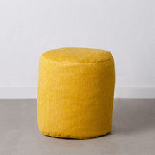 Last inn bildet i Galleri-visningsprogrammet, Puff Polyester 45 x 45 x 45 cm Akryl Sennep

