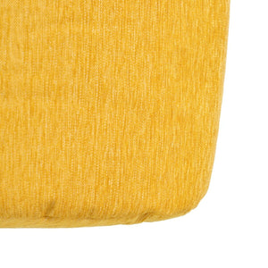 Puff Polyester 45 x 45 x 45 cm Akryl Sennep