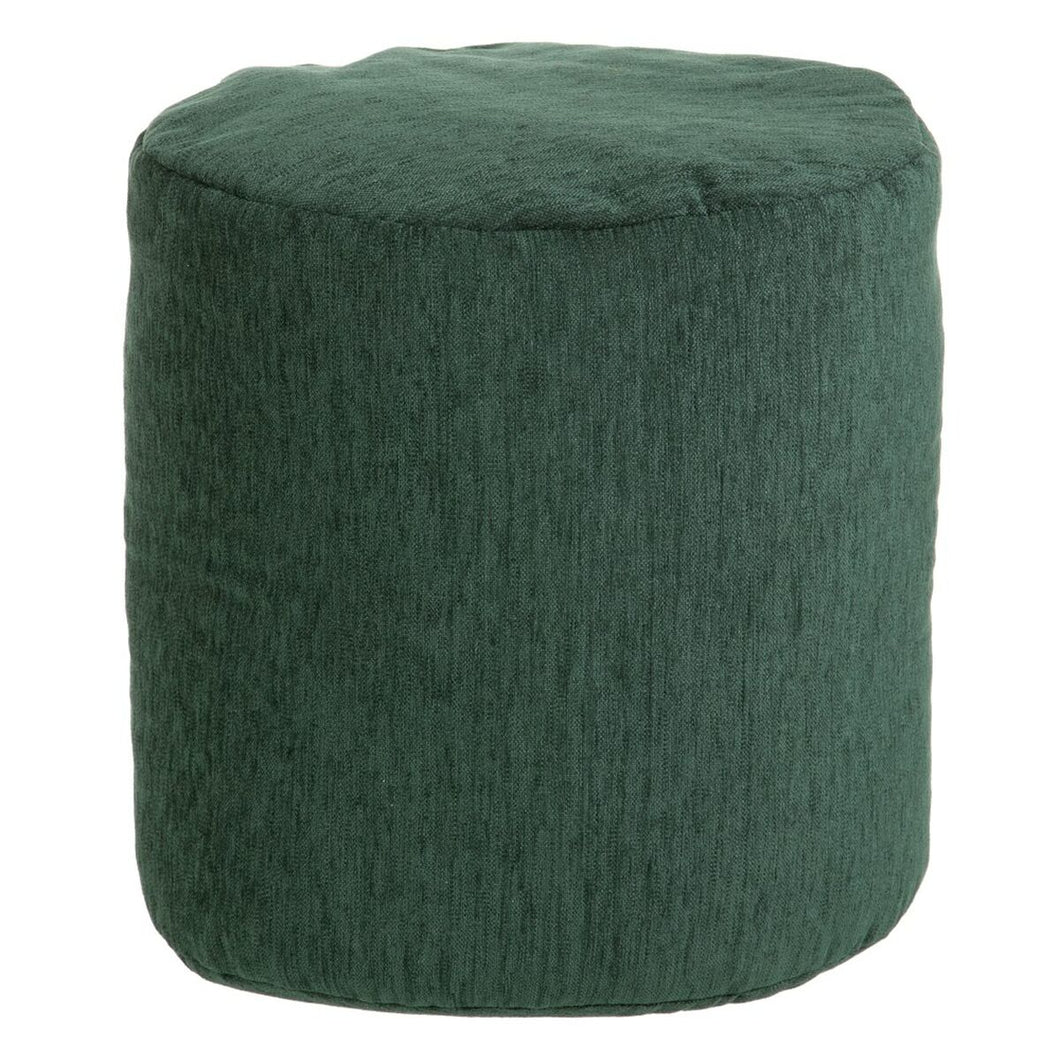 Puff Polyester 45 x 45 x 45 cm Akryl Mørkegrønn
