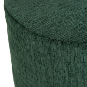 Puff Polyester 45 x 45 x 45 cm Akryl Mørkegrønn