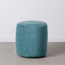 Last inn bildet i Galleri-visningsprogrammet, Puff Blå Polyester 45 x 45 x 45 cm Akryl
