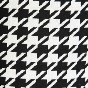 Puff Polyester 45 x 45 x 45 cm 100% bomull Houndstooth