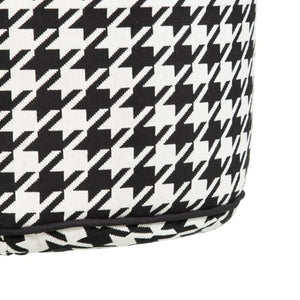 Puff Polyester 45 x 45 x 45 cm 100% bomull Houndstooth