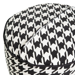 Puff Polyester 45 x 45 x 45 cm 100% bomull Houndstooth