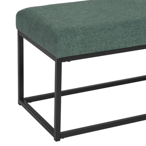 Krakk Syntetisk Stoff Metall Grønn 120 x 40 x 45 cm