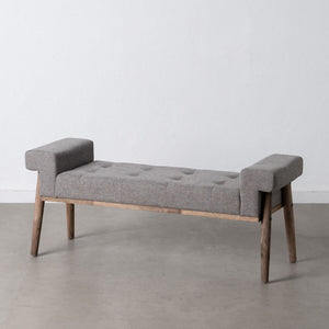 Krakk 120 x 40 x 50 cm Syntetisk Stoff Grå Tre
