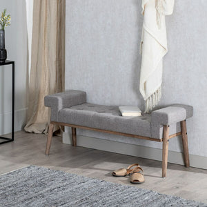 Krakk 120 x 40 x 50 cm Syntetisk Stoff Grå Tre