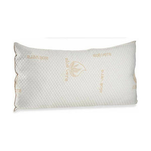 Pute ALOE 90 x 18 x 40 cm Hvit (8 enheter)