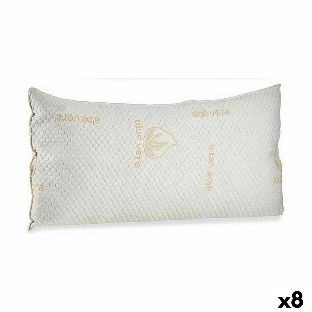 Pute ALOE 90 x 18 x 40 cm Hvit (8 enheter)