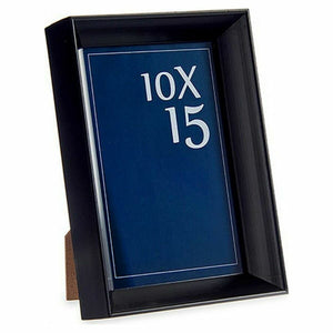Fotoramme Svart Plast Glass (12,2 x 3,5 x 17,3 cm) (6 enheter)