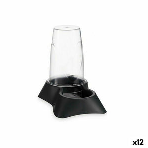 Matfôr Gjennomsiktig Antrasitt 650 ml polypropylen (12,5 x 18 x 19 cm) (12 enheter)
