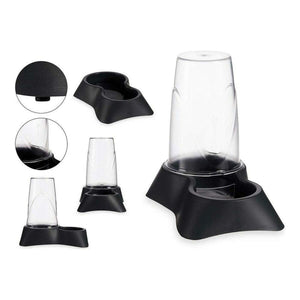 Matfôr Gjennomsiktig Antrasitt 650 ml polypropylen (12,5 x 18 x 19 cm) (12 enheter)