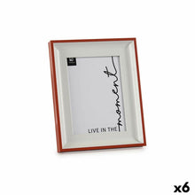 Last inn bildet i Galleri-visningsprogrammet, Fotoramme Krystall Rød Hvit Plast (2,5 x 26,2 x 21 cm) (6 enheter)
