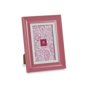 Fotoramme Krystall Rosa Plast (6 enheter) (2 x 21 x 16 cm)