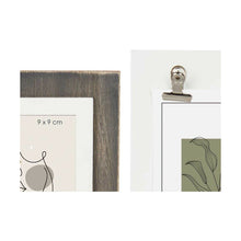 Last inn bildet i Galleri-visningsprogrammet, Fotoramme 2 bildes Hus Svart Brun Tre MDF (28 x 23,5 x 6 cm) (6 enheter)
