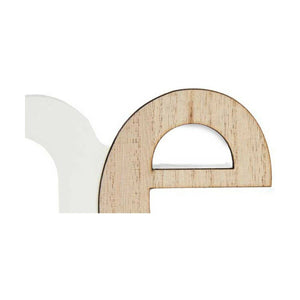 Fotoramme Home Hvit Brun Tre MDF (40 x 13,5 x 1,7 cm) (6 enheter)