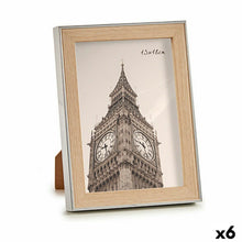 Last inn bildet i Galleri-visningsprogrammet, Fotoramme 15,6 x 2 x 20,7 cm Sølv Brun Plast Glass (6 enheter)
