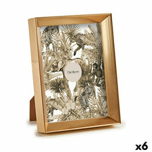 Last inn bildet i Galleri-visningsprogrammet, Fotoramme 15,2 x 20,2 x 3,5 cm Gyllen Plast Glass (6 enheter)
