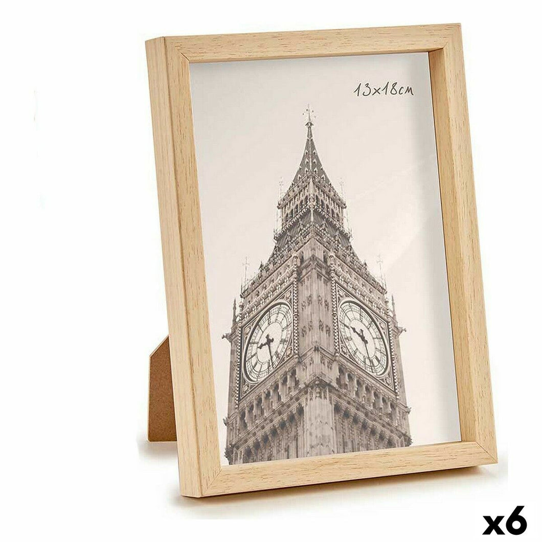 Fotoramme 15,6 x 2 x 20,7 cm Brun Plast (6 enheter)