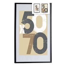 Last inn bildet i Galleri-visningsprogrammet, Fotoramme 62,5 x 2,5 x 92,5 cm Svart Plast Tre MDF (6 enheter)

