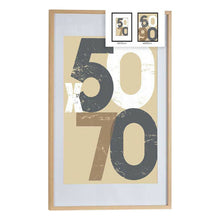 Last inn bildet i Galleri-visningsprogrammet, Fotoramme 62,5 x 2,5 x 92,5 cm Naturell Plast Tre MDF (6 enheter)
