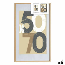 Last inn bildet i Galleri-visningsprogrammet, Fotoramme 62,5 x 2,5 x 92,5 cm Naturell Plast Tre MDF (6 enheter)
