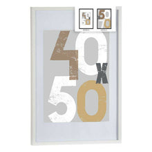 Last inn bildet i Galleri-visningsprogrammet, Fotoramme 52,5 x 2,5 x 72,5 cm Hvit Plast Tre MDF (6 enheter)
