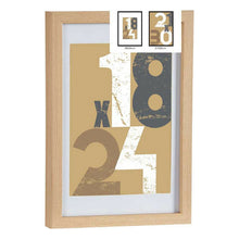 Last inn bildet i Galleri-visningsprogrammet, Fotoramme 24 x 2,5 x 32,5 cm Naturell Glass Tre MDF (6 enheter)
