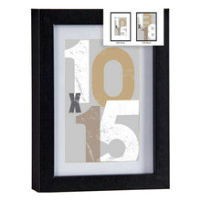Last inn bildet i Galleri-visningsprogrammet, Fotoramme 16 x 21 x 2,5 cm Svart Glass Tre MDF (6 enheter)
