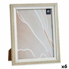 Last inn bildet i Galleri-visningsprogrammet, Fotoramme 24 x 2 x 29 cm Krystall Beige Hvit Plast (6 enheter)

