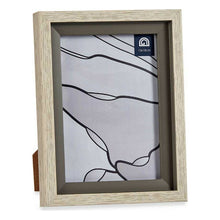 Last inn bildet i Galleri-visningsprogrammet, Fotoramme 17 x 2 x 21,8 cm Krystall Grå Beige Plast (6 enheter)
