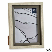 Last inn bildet i Galleri-visningsprogrammet, Fotoramme 17 x 2 x 21,8 cm Krystall Grå Beige Plast (6 enheter)
