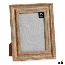 Last inn bildet i Galleri-visningsprogrammet, Fotoramme 19 x 2 x 24 cm Krystall Tre Brun Kopper Plast (6 enheter)
