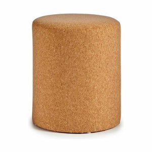 Puff Brun Kork Tre MDF 34 x 39 x 34 cm (2 enheter)