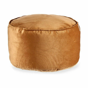 Puff Fløyel Beige 60 x 39 x 60 cm (2 enheter)