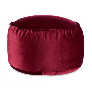 Puff Fløyel Rødbrun 60 x 39 x 60 cm (2 enheter)