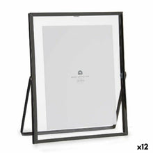 Last inn bildet i Galleri-visningsprogrammet, Fotoramme Svart Metall Glass Plast 18,5 x 1 x 23 cm (12 enheter)
