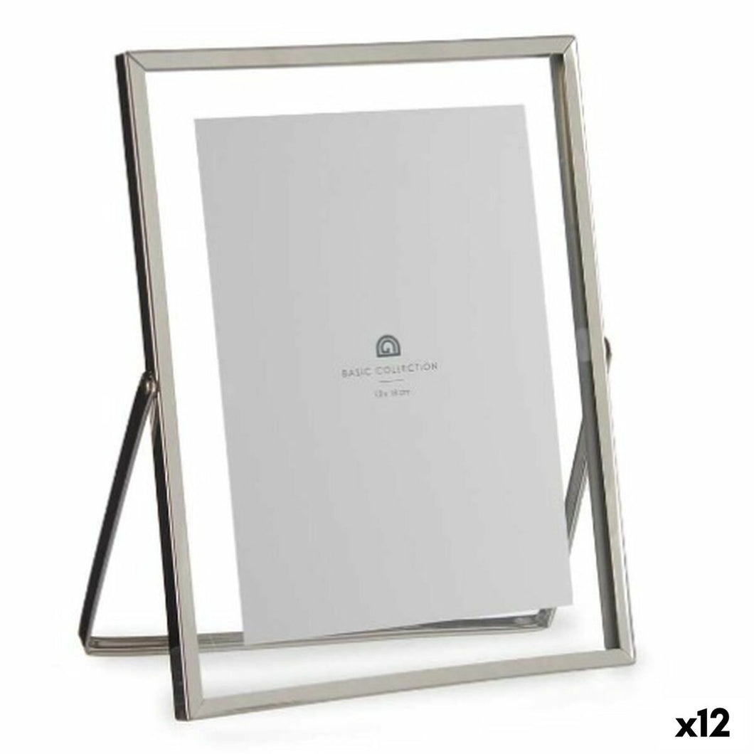 Fotoramme Sølv Metall Glass Plast 18,5 x 1 x 23 cm (12 enheter)