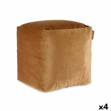 Last inn bildet i Galleri-visningsprogrammet, Puff Fløyel Beige 30 x 30 x 30 cm (4 enheter)
