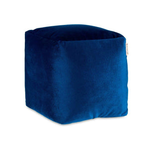 Puff Fløyel Blå 30 x 30 x 30 cm (4 enheter)