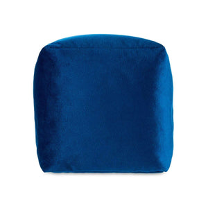 Puff Fløyel Blå 30 x 30 x 30 cm (4 enheter)