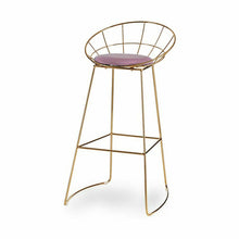Last inn bildet i Galleri-visningsprogrammet, Krakk Rosa Gyllen Jern 51 x 94 x 52 cm (2 enheter)
